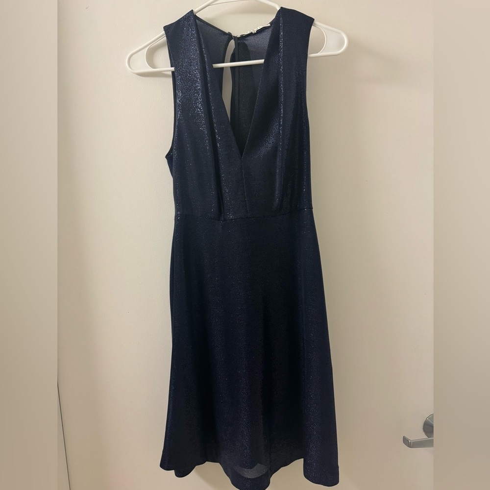 Sandro vneck sleeveless dress